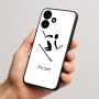 כיסוי בעיצוב אישי עם השם שלך לדגם - Realme P4x 5G בעיצוב סקי אולימפי