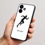 כיסוי בעיצוב אישי עם השם שלך לדגם - Realme P4x 5G בעיצוב רץ