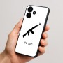 כיסוי בעיצוב אישי עם השם שלך לדגם - Realme P4x 5G בעיצוב אק 47
