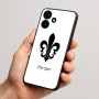 כיסוי בעיצוב אישי עם השם שלך לדגם - Realme P4x 5G בעיצוב פרחי פרחים - צרפת