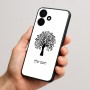 כיסוי בעיצוב אישי עם השם שלך לדגם - Realme P4x 5G בעיצוב עץ
