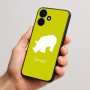 כיסוי בעיצוב אישי עם השם שלך לדגם - Realme P4x 5G בעיצוב קרנף
