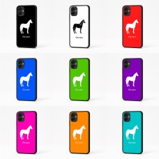 כיסוי בעיצוב אישי עם השם שלך לדגם - Samsung Galaxy A04 בעיצוב סוס