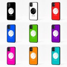 כיסוי בעיצוב אישי עם השם שלך לדגם - Samsung Galaxy A04 בעיצוב כדורסל
