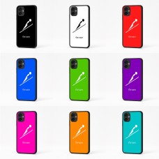 כיסוי בעיצוב אישי עם השם שלך לדגם - Samsung Galaxy A04 בעיצוב קפיצת סקי אולימפית