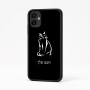 כיסוי בעיצוב אישי עם השם שלך לדגם - Samsung Galaxy A04 בעיצוב חתול
