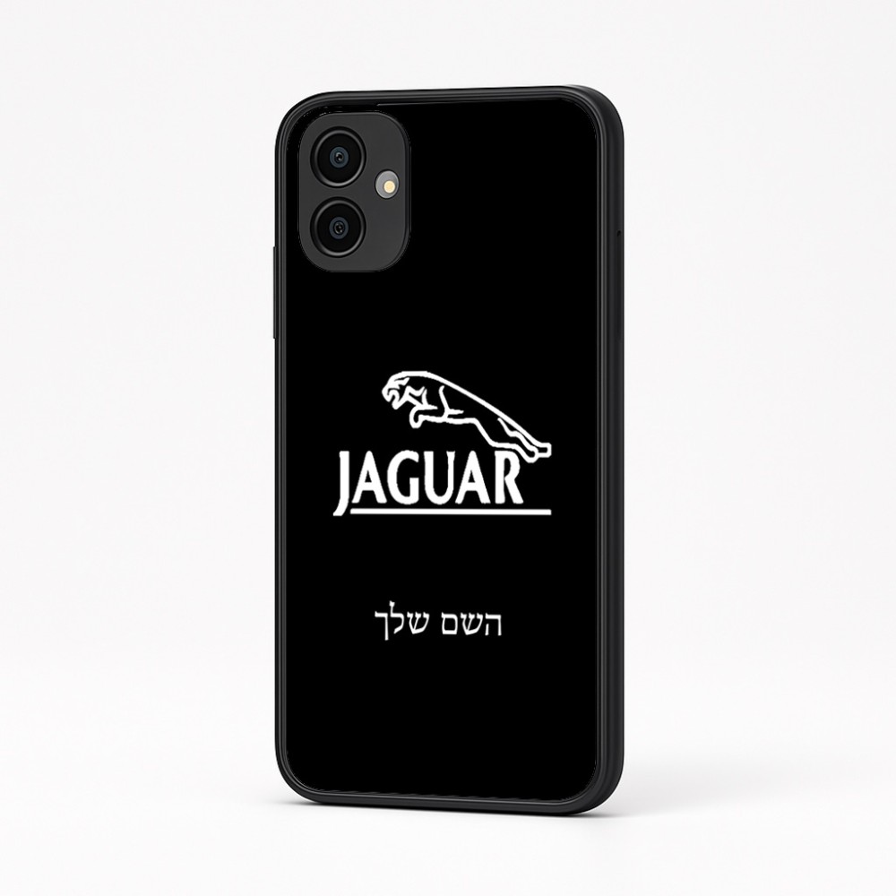 כיסוי בעיצוב אישי עם השם שלך לדגם - Samsung Galaxy A04 בעיצוב יגואר