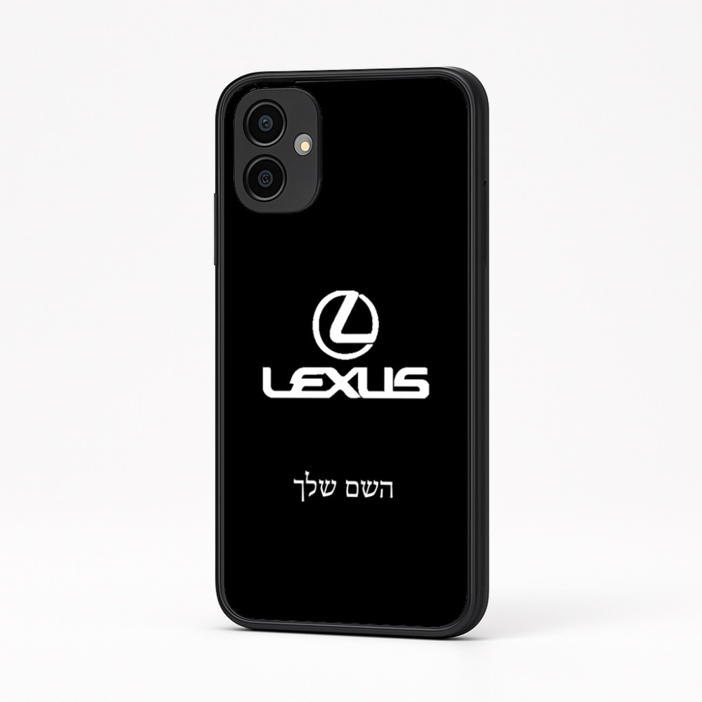 כיסוי בעיצוב אישי עם השם שלך לדגם - Samsung Galaxy A04 בעיצוב לקסוס