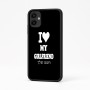 כיסוי בעיצוב אישי עם השם שלך לדגם - Samsung Galaxy A04 בעיצוב אוהב את החברה שלי