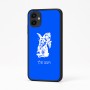 כיסוי בעיצוב אישי עם השם שלך לדגם - Samsung Galaxy A04 בעיצוב ארנב מחזיק גזר