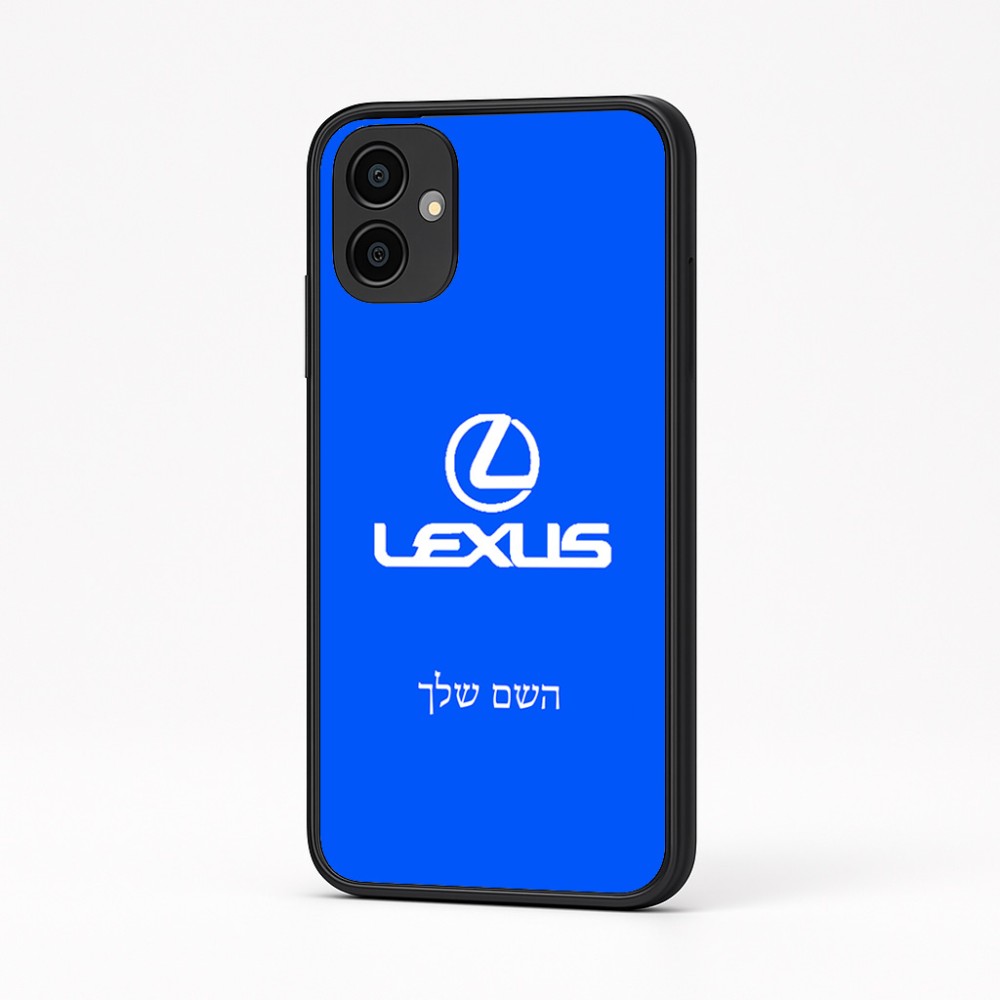 כיסוי בעיצוב אישי עם השם שלך לדגם - Samsung Galaxy A04 בעיצוב לקסוס