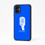 כיסוי בעיצוב אישי עם השם שלך לדגם - Samsung Galaxy A04 בעיצוב מיקרופון