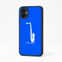 כיסוי בעיצוב אישי עם השם שלך לדגם - Samsung Galaxy A04 בעיצוב סקסופון
