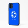 כיסוי בעיצוב אישי עם השם שלך לדגם - Samsung Galaxy A04 בעיצוב כדורגל כדור כדורגל