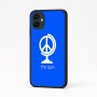 כיסוי בעיצוב אישי עם השם שלך לדגם - Samsung Galaxy A04 בעיצוב גלובוסי שלום