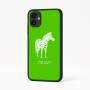 כיסוי בעיצוב אישי עם השם שלך לדגם - Samsung Galaxy A04 בעיצוב זברה