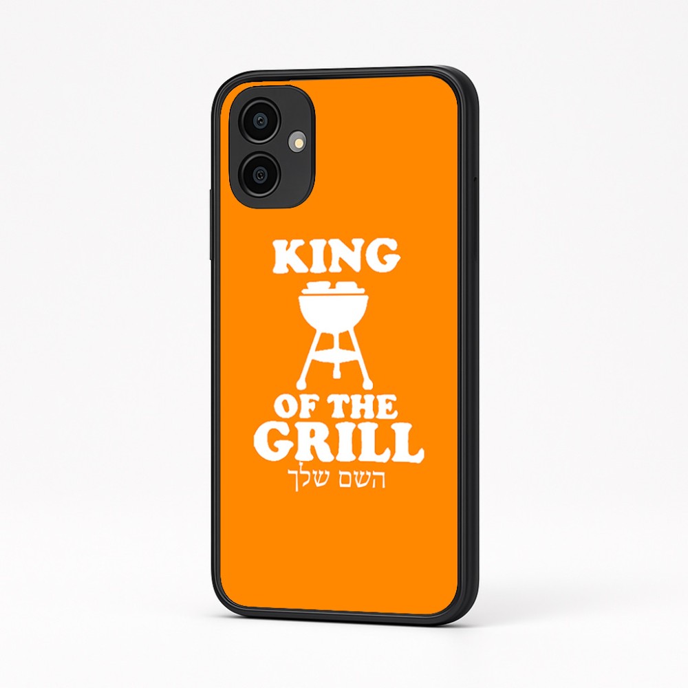 כיסוי בעיצוב אישי עם השם שלך לדגם - Samsung Galaxy A04 בעיצוב מלך הגריל