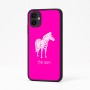 כיסוי בעיצוב אישי עם השם שלך לדגם - Samsung Galaxy A04 בעיצוב זברה