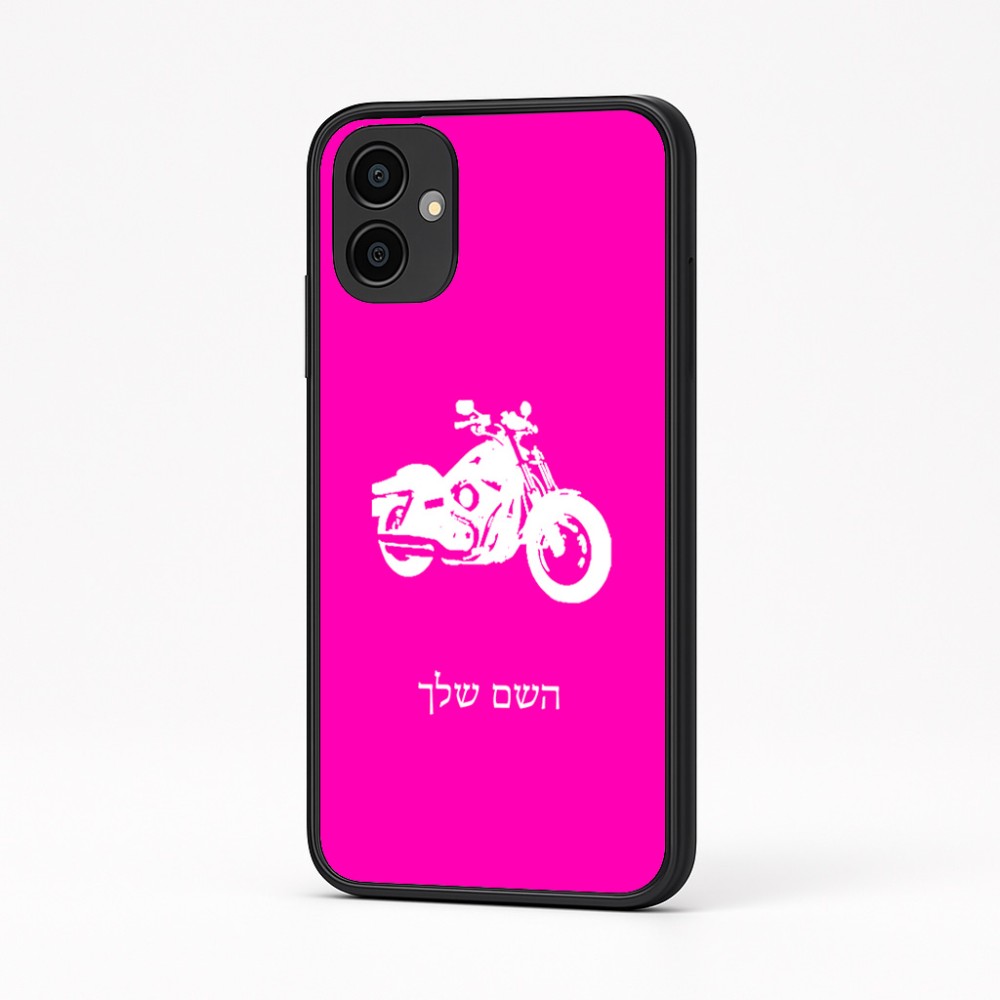 כיסוי בעיצוב אישי עם השם שלך לדגם - Samsung Galaxy A04 בעיצוב הארלי-דיווידסון
