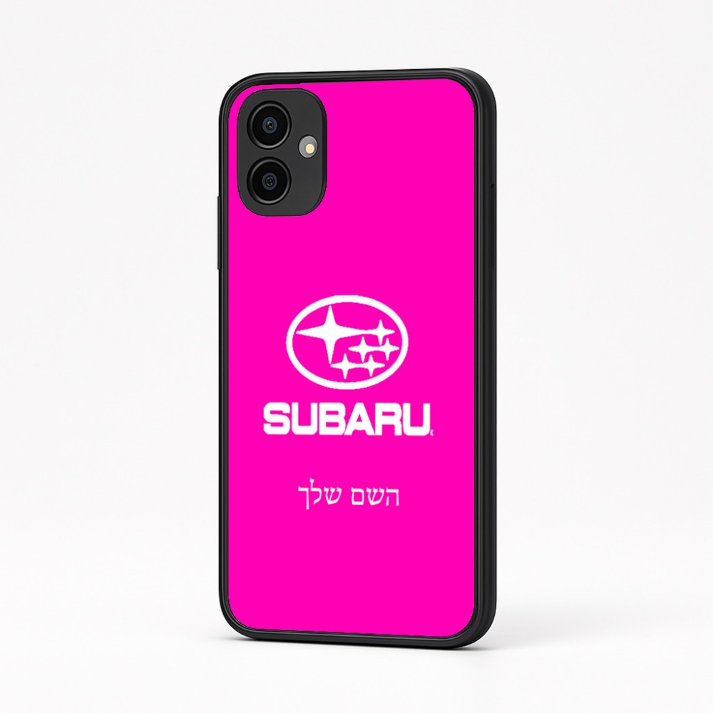 כיסוי בעיצוב אישי עם השם שלך לדגם - Samsung Galaxy A04 בעיצוב סובארו