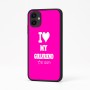 כיסוי בעיצוב אישי עם השם שלך לדגם - Samsung Galaxy A04 בעיצוב אוהב את החברה שלי