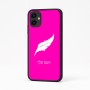 כיסוי בעיצוב אישי עם השם שלך לדגם - Samsung Galaxy A04 בעיצוב נוצת נוצה