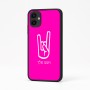 כיסוי בעיצוב אישי עם השם שלך לדגם - Samsung Galaxy A04 בעיצוב יד סלע