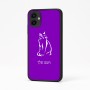 כיסוי בעיצוב אישי עם השם שלך לדגם - Samsung Galaxy A04 בעיצוב חתול