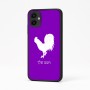 כיסוי בעיצוב אישי עם השם שלך לדגם - Samsung Galaxy A04 בעיצוב תרנגול