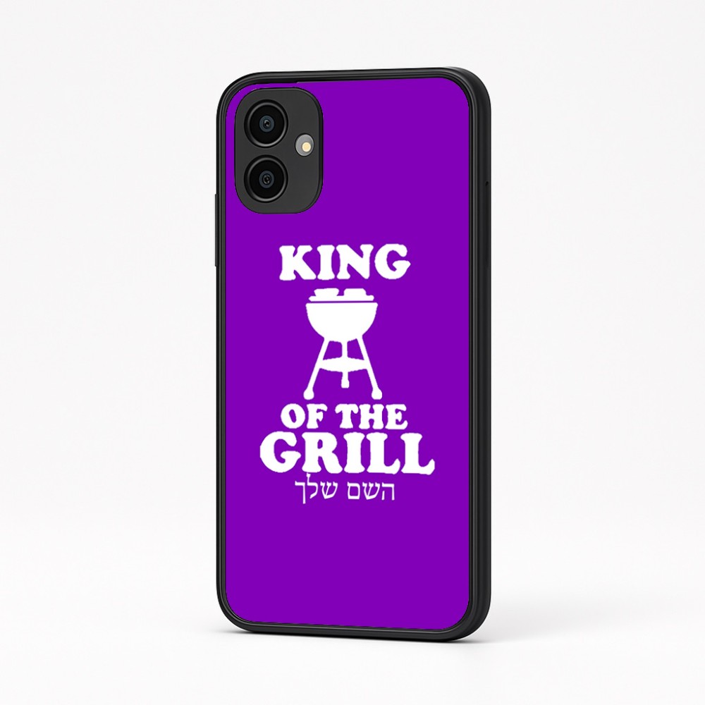 כיסוי בעיצוב אישי עם השם שלך לדגם - Samsung Galaxy A04 בעיצוב מלך הגריל