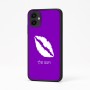 כיסוי בעיצוב אישי עם השם שלך לדגם - Samsung Galaxy A04 בעיצוב שפתיים - נשיקה
