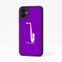 כיסוי בעיצוב אישי עם השם שלך לדגם - Samsung Galaxy A04 בעיצוב סקסופון