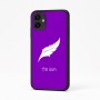 כיסוי בעיצוב אישי עם השם שלך לדגם - Samsung Galaxy A04 בעיצוב נוצת נוצה