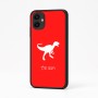 כיסוי בעיצוב אישי עם השם שלך לדגם - Samsung Galaxy A04 בעיצוב דינוזאור