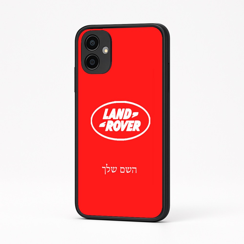 כיסוי בעיצוב אישי עם השם שלך לדגם - Samsung Galaxy A04 בעיצוב לנד רובר