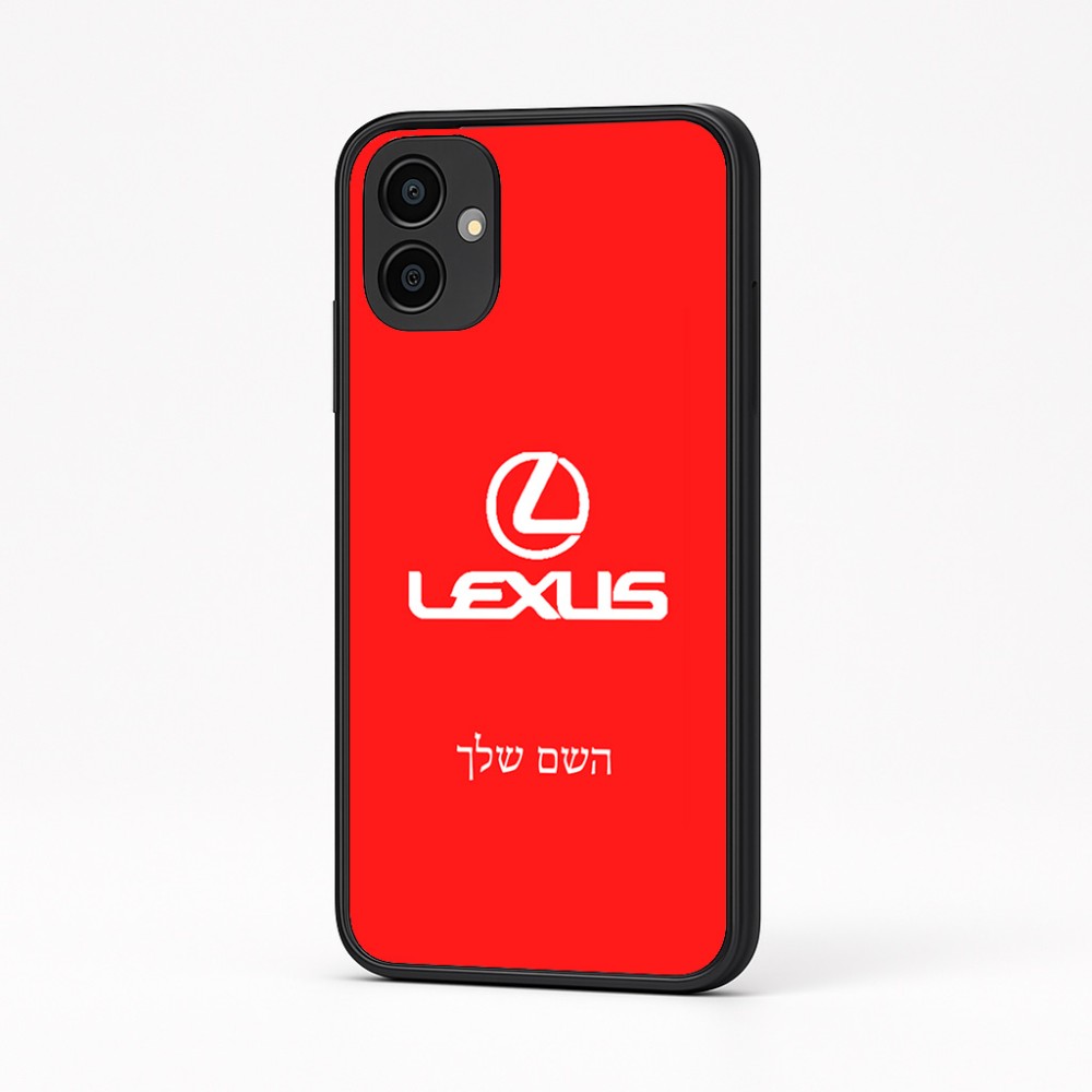 כיסוי בעיצוב אישי עם השם שלך לדגם - Samsung Galaxy A04 בעיצוב לקסוס