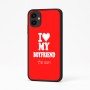 כיסוי בעיצוב אישי עם השם שלך לדגם - Samsung Galaxy A04 בעיצוב אוהבת את החבר שלי