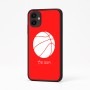 כיסוי בעיצוב אישי עם השם שלך לדגם - Samsung Galaxy A04 בעיצוב כדורסל