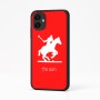כיסוי בעיצוב אישי עם השם שלך לדגם - Samsung Galaxy A04 בעיצוב שחקן פולו - סוס