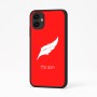 כיסוי בעיצוב אישי עם השם שלך לדגם - Samsung Galaxy A04 בעיצוב נוצת נוצה