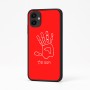 כיסוי בעיצוב אישי עם השם שלך לדגם - Samsung Galaxy A04 בעיצוב יד