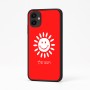 כיסוי בעיצוב אישי עם השם שלך לדגם - Samsung Galaxy A04 בעיצוב שמש