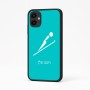 כיסוי בעיצוב אישי עם השם שלך לדגם - Samsung Galaxy A04 בעיצוב קפיצת סקי אולימפית