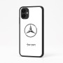 כיסוי בעיצוב אישי עם השם שלך לדגם - Samsung Galaxy A04 בעיצוב מרצדס-בנץ