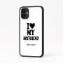 כיסוי בעיצוב אישי עם השם שלך לדגם - Samsung Galaxy A04 בעיצוב אוהבת את החבר שלי