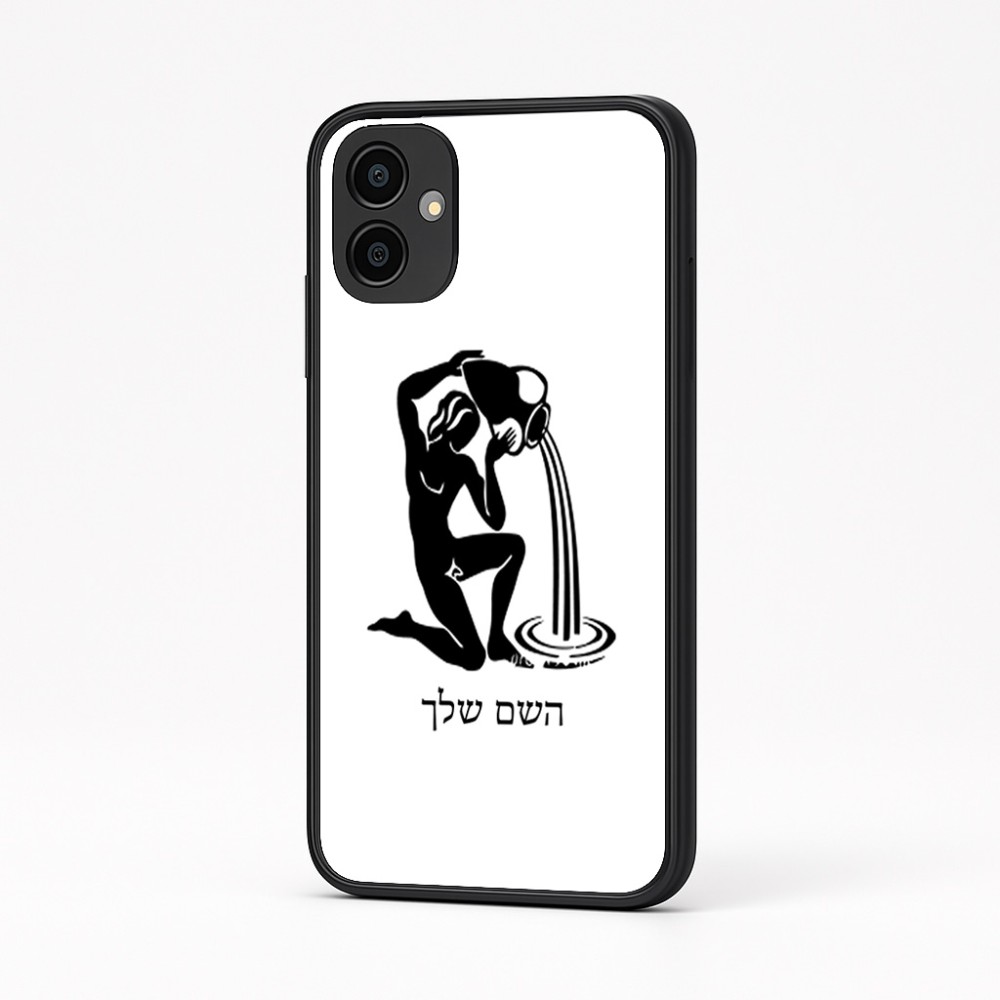 כיסוי בעיצוב אישי עם השם שלך לדגם - Samsung Galaxy A04 בעיצוב מזלות - דלי