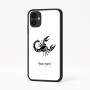 כיסוי בעיצוב אישי עם השם שלך לדגם - Samsung Galaxy A04 בעיצוב מזלות - עקרב