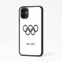 כיסוי בעיצוב אישי עם השם שלך לדגם - Samsung Galaxy A04 בעיצוב אולימפי
