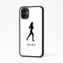כיסוי בעיצוב אישי עם השם שלך לדגם - Samsung Galaxy A04 בעיצוב רץ רץ אישה