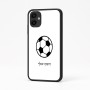 כיסוי בעיצוב אישי עם השם שלך לדגם - Samsung Galaxy A04 בעיצוב כדורגל כדור כדורגל